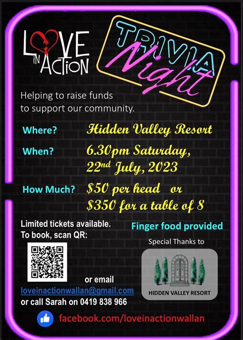 love in action wallan|Tickets are selling very fast for .